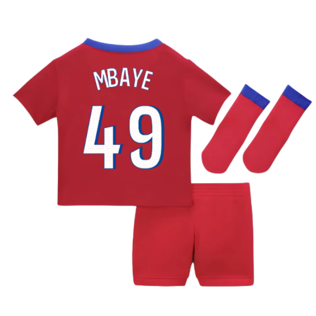 2025-2026 PSG Third Baby Kit (Mbaye 49)-Football Shirts Shop