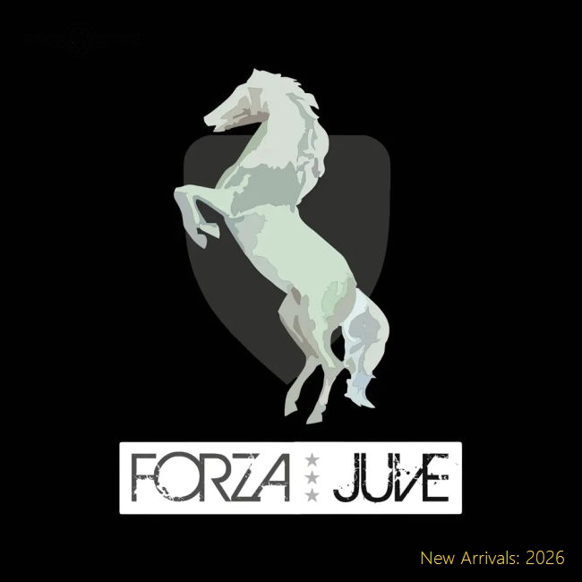 Forza Juventus T-Shirt (Black) - Del Piero 10-Football Shirts Shop