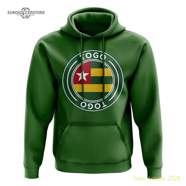 Togo Football Badge Hoodie (Green)-Football Shirts Shop