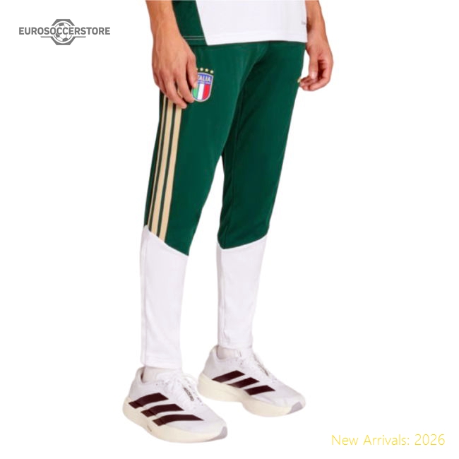 2026-2027 Italy Training Pants (Collegiate Green)-Football Shirts Shop