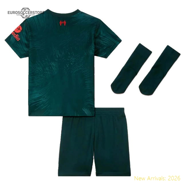 2022-2023 Liverpool Third Little Boys Mini Kit-Football Shirts Shop