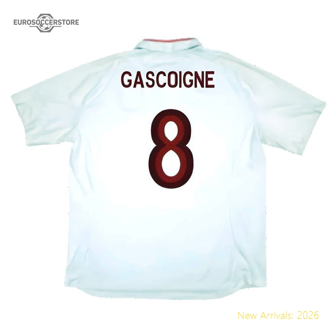 England 2012-13 Home Shirt (Good) (Gascoigne 8)-Football Shirts Shop