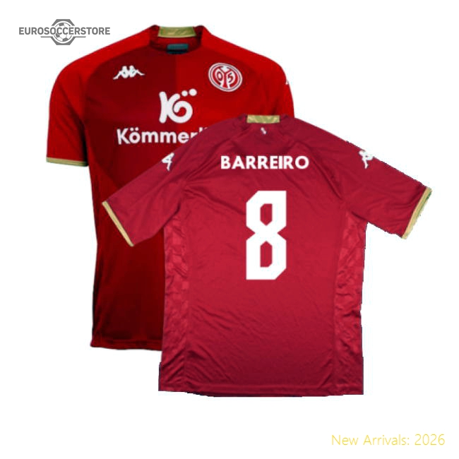 Mainz 2022-2023 Home Shirt (XL) (Barreiro 8) (Excellent)-Football Shirts Shop