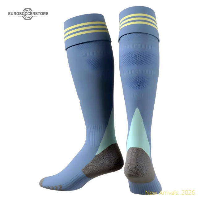2025-2026 Juventus Away Socks (Ash Blue)-Football Shirts Shop