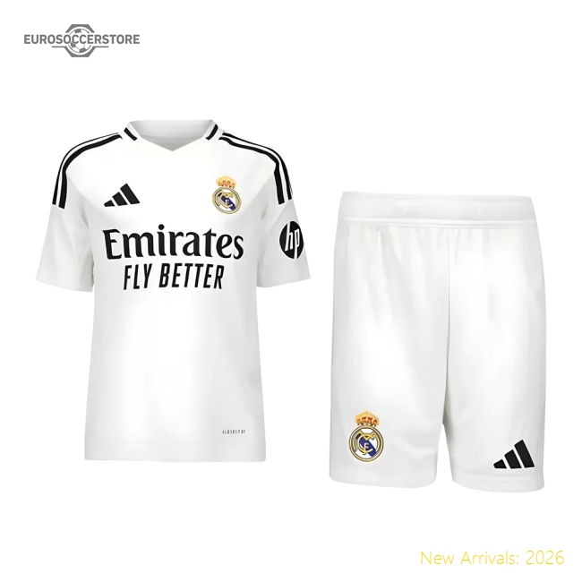 2024-2025 Real Madrid Home Youth Kit-Football Shirts Shop