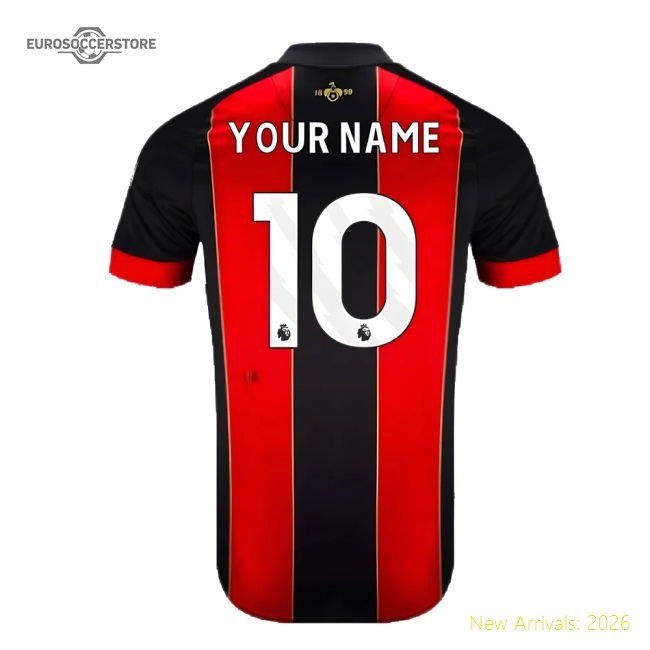 2024-2025 Bournemouth Home Shirt (Your Name)-Football Shirts Shop