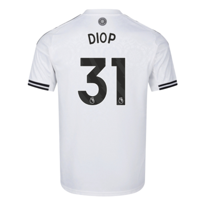 2025-2026 Fulham Home Shirt (Diop 31)-Football Shirts Shop