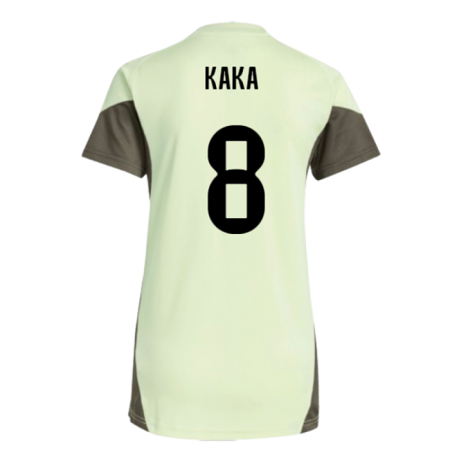 2025-2026 Real Madrid Training Jersey (Almost Lime) - Womens (Kaka 8)-Football Shirts Shop