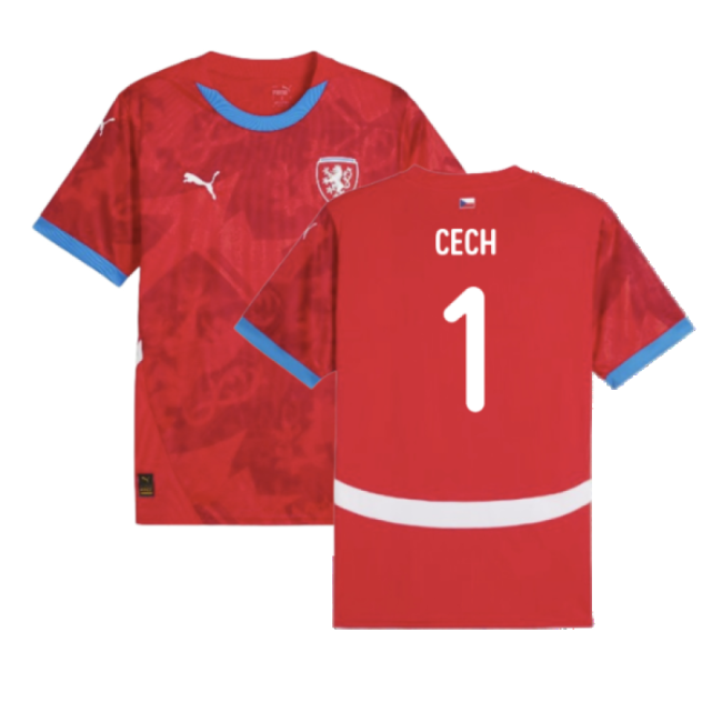 2024-2025 Czech Republic Home Shirt (Cech 1)-Football Shirts Shop