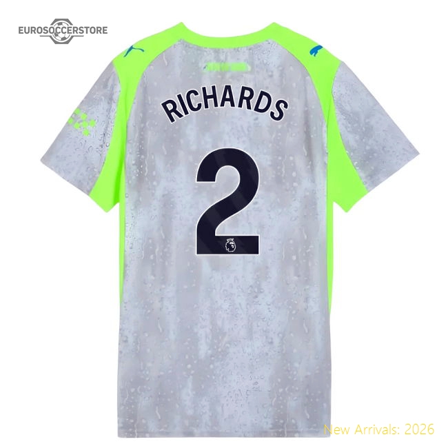 2025-2026 Man City Third Shirt (Womens) (Richards 2)-Football Shirts Shop