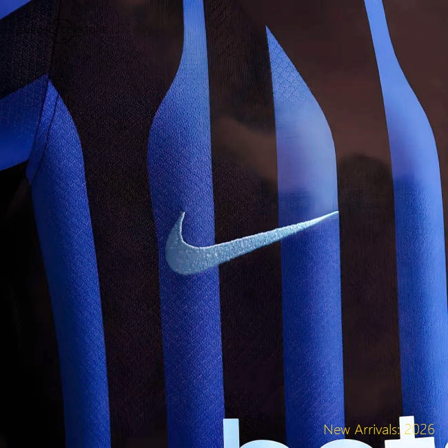 2025-2026 Inter Milan Home Shirt (Kids) (Thuram 9)-Football Shirts Shop