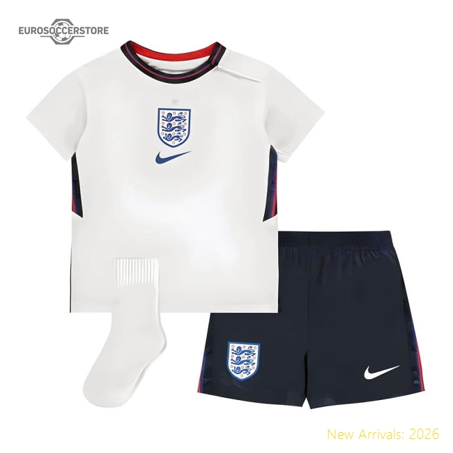 2020-2021 England Home Nike Baby Kit-Football Shirts Shop