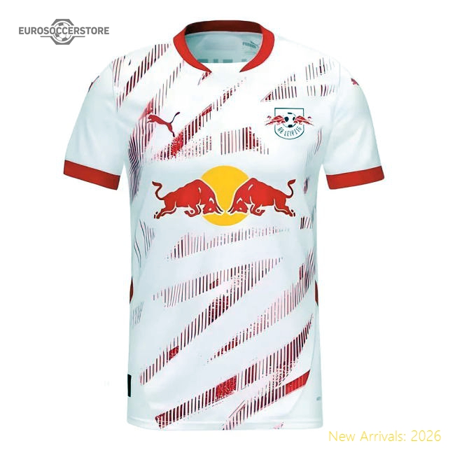 2024-2025 Red Bull Leipzig Home Shirt (Kids)-Football Shirts Shop