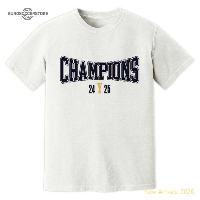 Tottenham Europa League Champions T-shirt (White)-Football Shirts Shop
