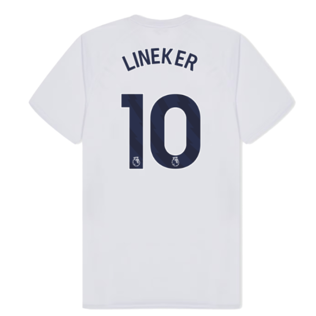 Tottenham Hotspur Poly T-shirt (White) (Lineker 10)-Football Shirts Shop