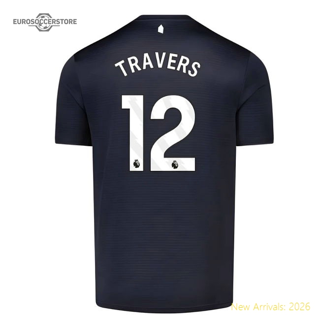 2025-2026 Everton Away Goalkeeper Shirt (Travers 12)-Football Shirts Shop