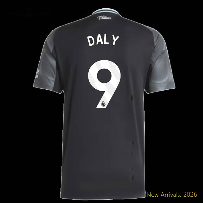 2025-2026 Aston Villa Away Shirt (Daly 9)-Football Shirts Shop