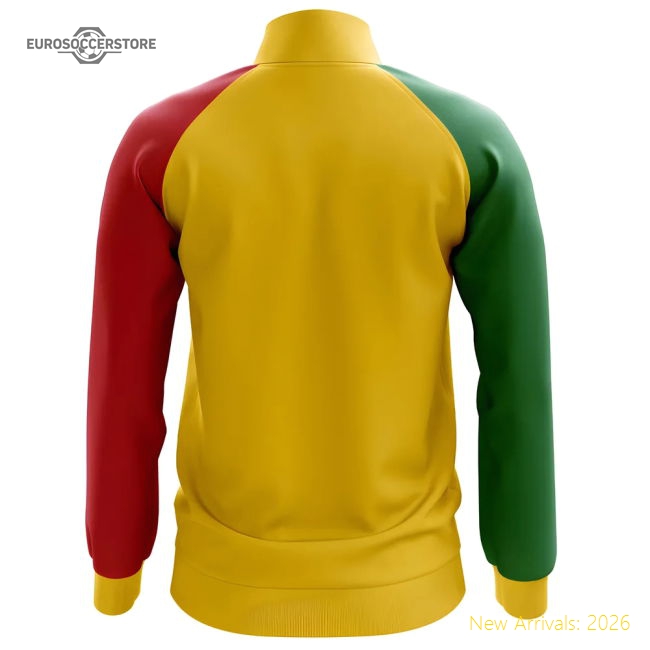 Senegal Concept Football Track Jacket (Yellow) - Kids-Football Shirts Shop