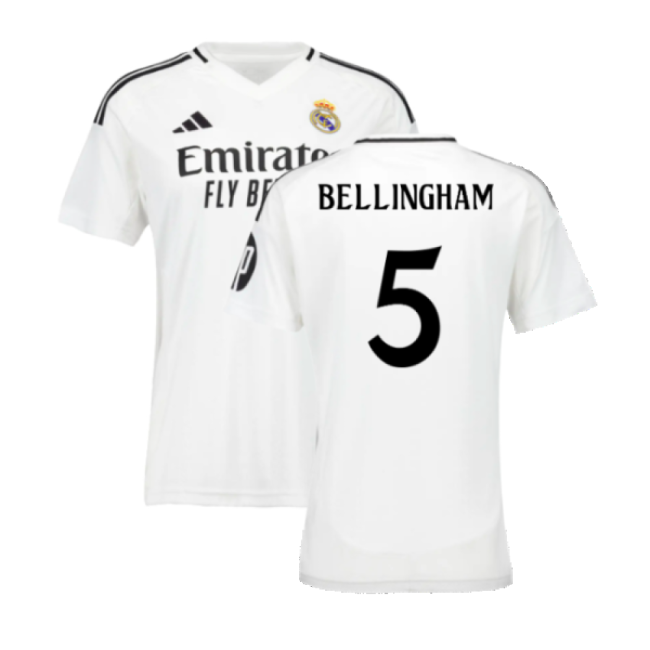 2024-2025 Real Madrid Home Shirt (Womens) (Bellingham 5)-Football Shirts Shop