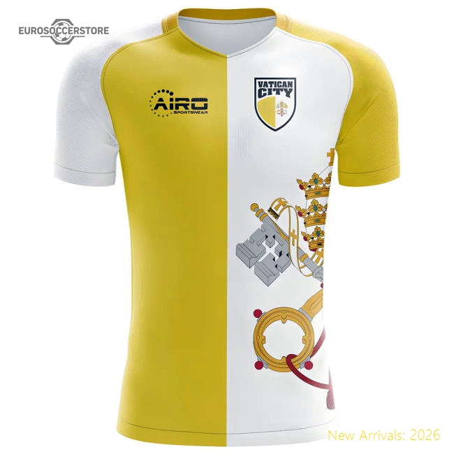 2025-2026 Vatican City Home Concept Football Shirt-Football Shirts Shop