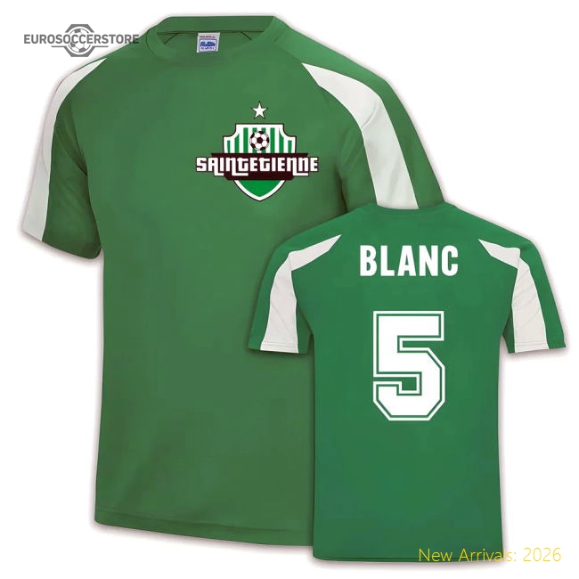 Saint Etienne Sports Training Jersey (Laurent Blanc 5)-Football Shirts Shop