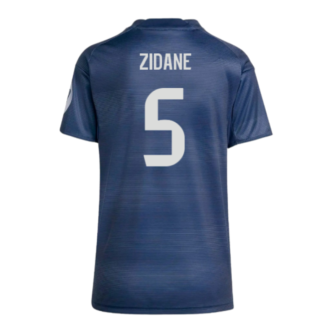 2025-2026 Real Madrid Authentic Away Shirt (Womens) (Zidane 5)-Football Shirts Shop
