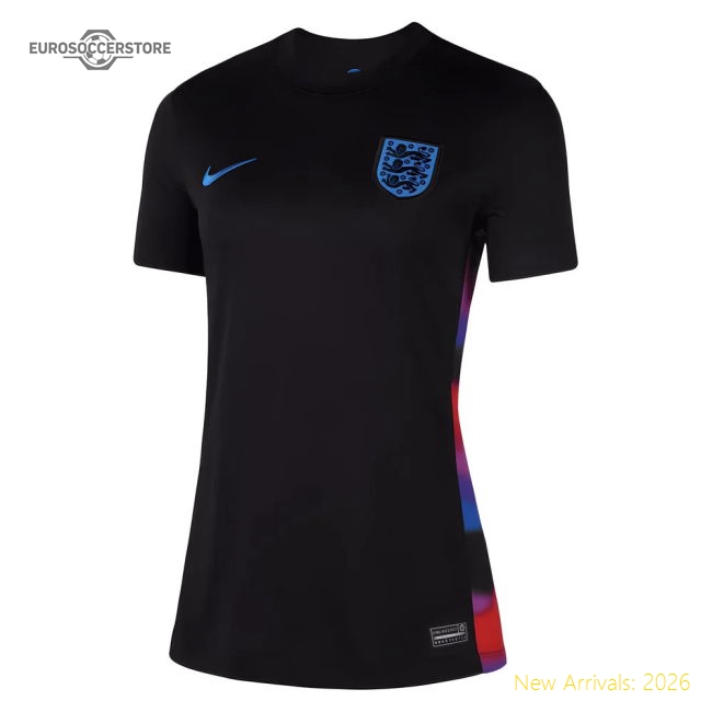 2025 England Womens Team Away Shirt (Ladies)-Football Shirts Shop