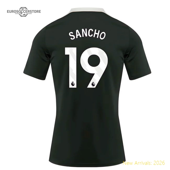 2025-2026 Chelsea Dri-Fit Strike Training Shirt (Green) (Sancho 19)-Football Shirts Shop