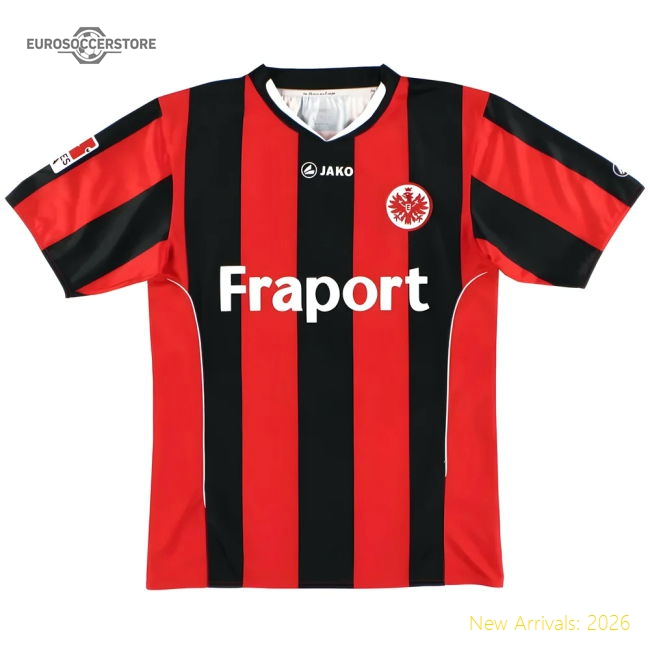 Eintracht Frankfurt 2010-12 Home Shirt ((Very Good) S)-Football Shirts Shop
