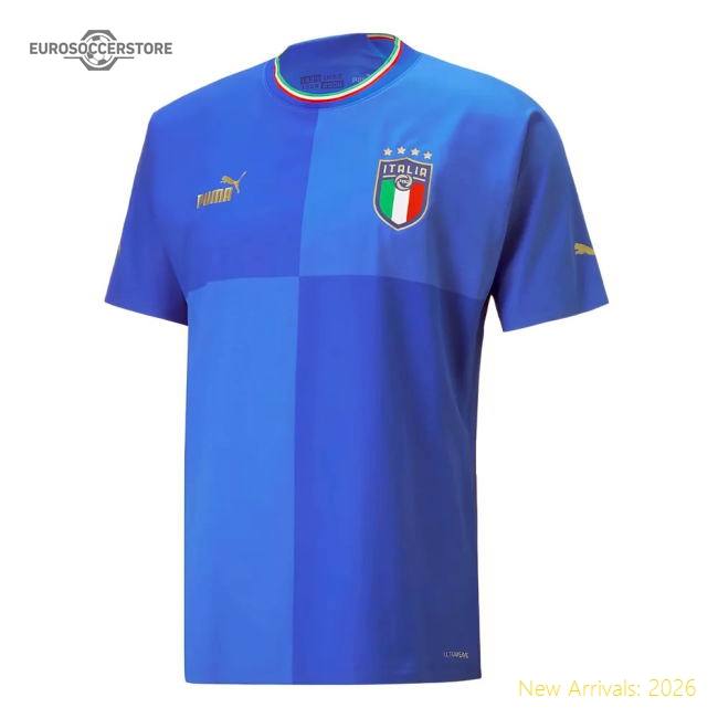 2022-2023 Italy Home Jersey Authentic with Packaging (Your Name)-Football Shirts Shop