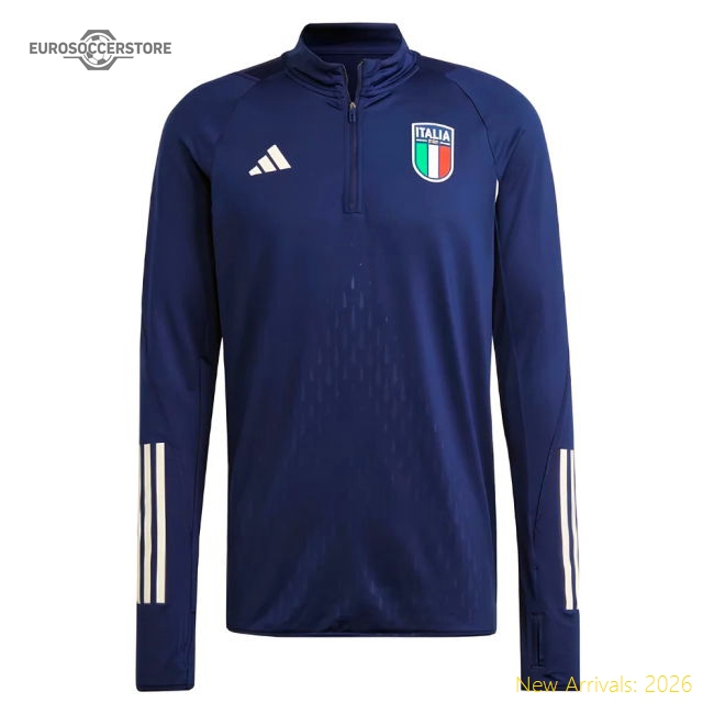 2023-2024 Italy Tiro 23 Pro Top (Blue)-Football Shirts Shop