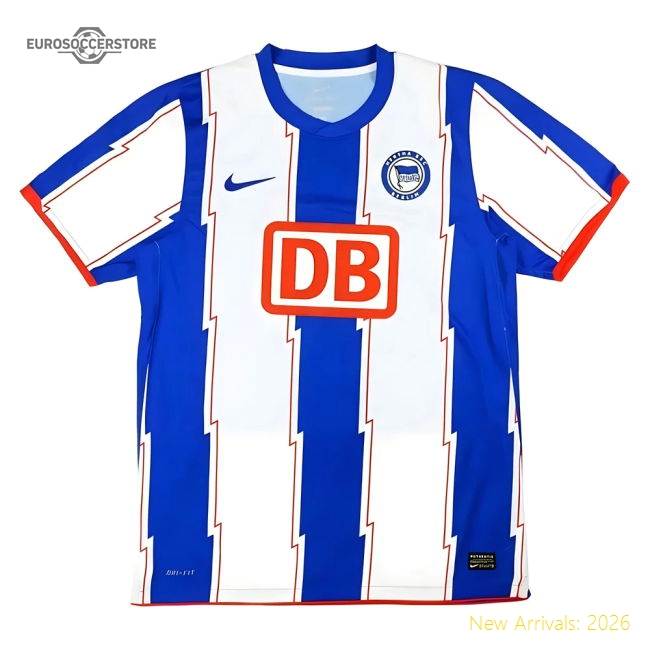 Hertha Berlin 2010-11 Home Shirt (S) (Excellent)-Football Shirts Shop