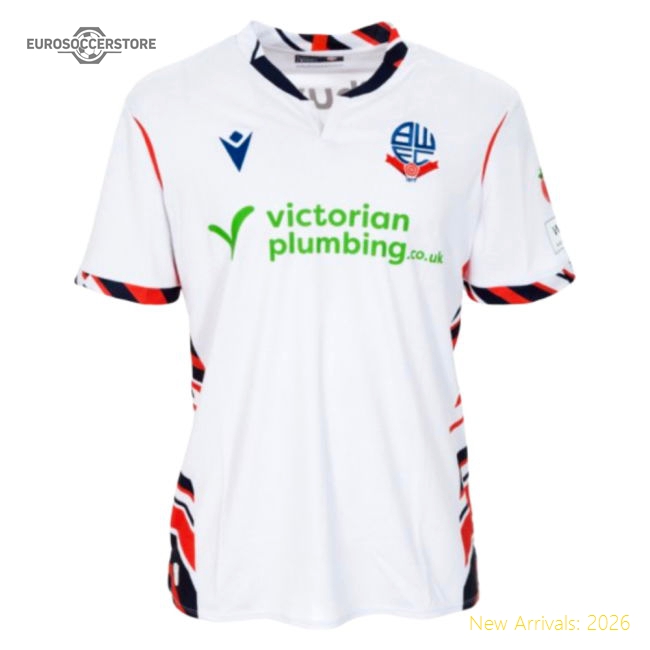 2025-2026 Bolton Wanderers Home Shirt-Football Shirts Shop
