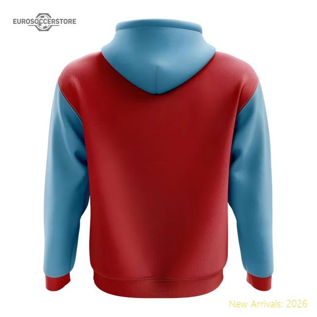 Mongolia Concept Country Football Hoody (Red)-Football Shirts Shop