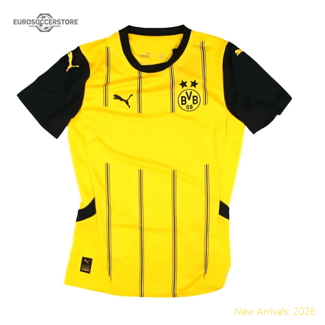 2024-2025 Borussia Dortmund Home Shirt (Ladies) (Guirassy 19)-Football Shirts Shop
