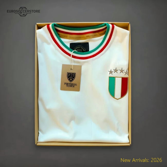 Italy Gli Azzurri Away Retro Football Shirt-Football Shirts Shop