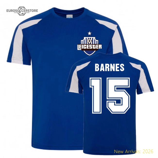 Harvey Barnes Leicester City Sports Training Jersey (Blue)-Football Shirts Shop