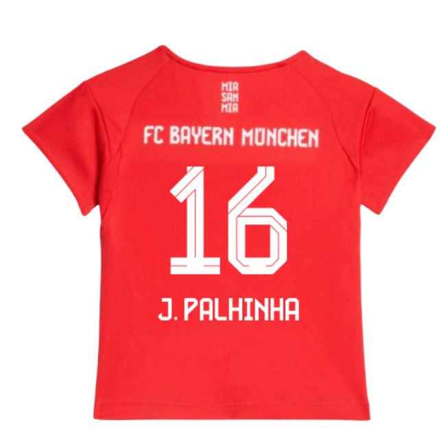 2025-2026 Bayern Munich Home Baby Kit (J. Palhinha 16)-Football Shirts Shop