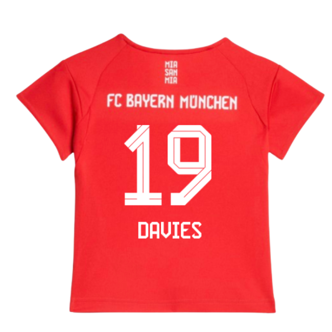 2025-2026 Bayern Munich Home Baby Kit (Davies 19)-Football Shirts Shop
