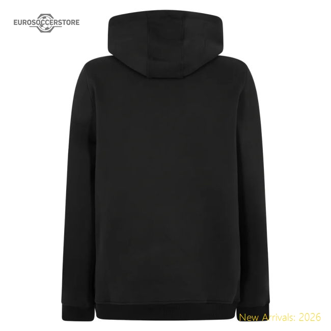 2025-2026 Ireland Crest Hoodie (Black)-Football Shirts Shop