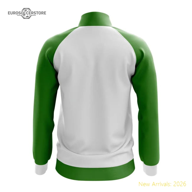 Libya Concept Football Track Jacket (White)-Football Shirts Shop