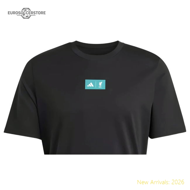 2025-2026 Liverpool Seasonal Graphic Tee (Black)-Football Shirts Shop