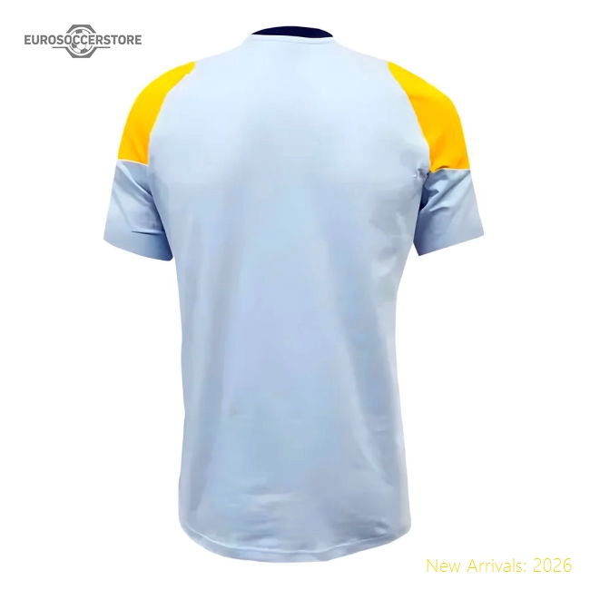2024-2025 Real Madrid Training Tee (Glow Blue)-Football Shirts Shop
