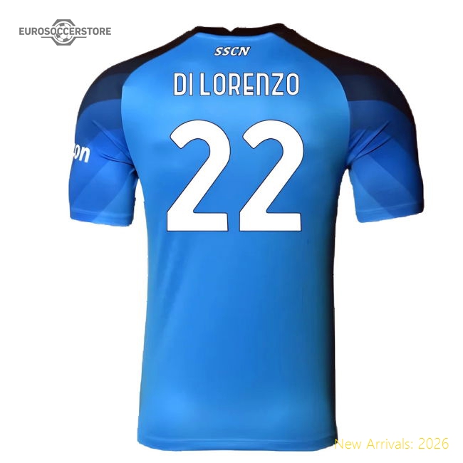 Napoli 2022-23 Player Issue Home Shirt (3XL) (Di Lorenzo 22) (Excellent)-Football Shirts Shop