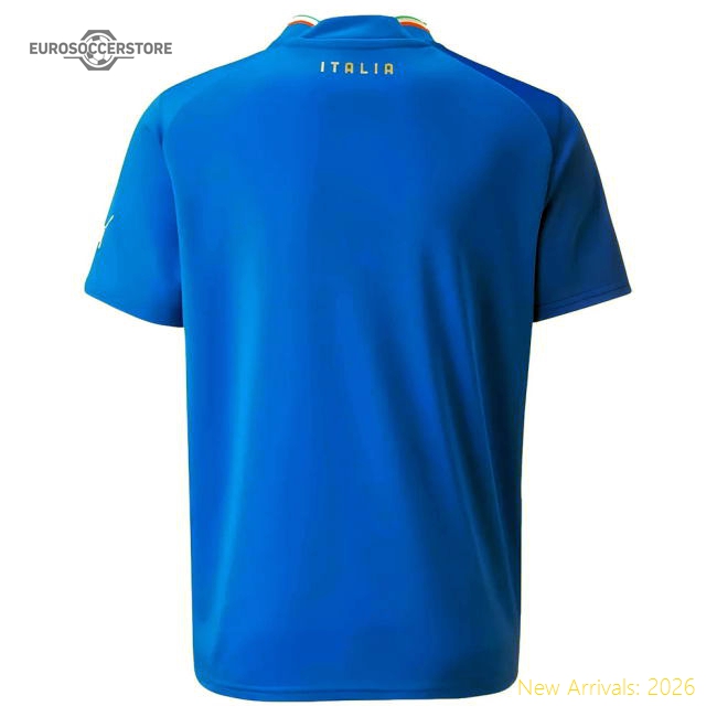2022-2023 Italy Home Shirt (Kids) (BARELLA 18)-Football Shirts Shop
