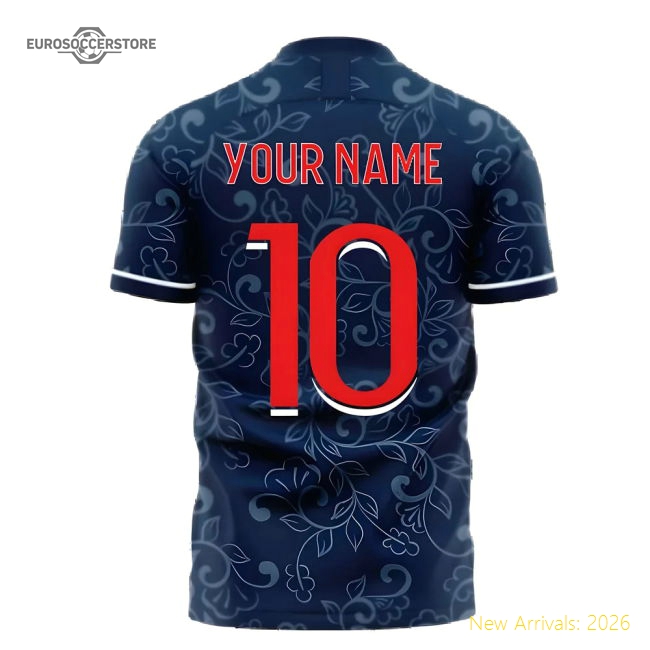 Paris 2025-2026 Home Concept Football Kit (Libero) (Your Name)-Football Shirts Shop