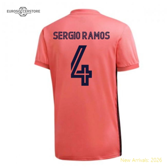 2020-2021 Real Madrid Adidas Away Football Shirt (SERGIO RAMOS 4)-Football Shirts Shop