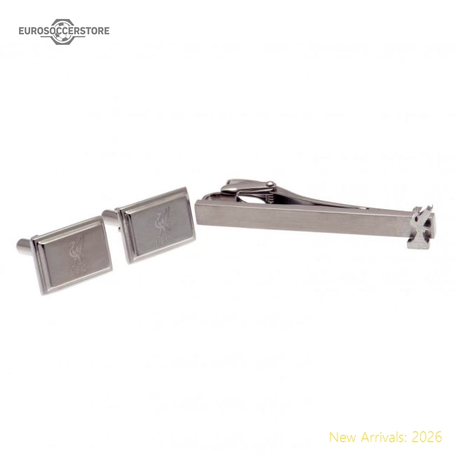 Liverpool FC Tie Slide & Cufflink Set-Football Shirts Shop