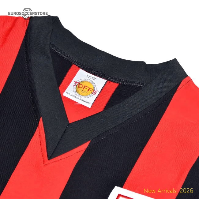 AC Milan 1930s-40s Retro Football Shirt-Football Shirts Shop