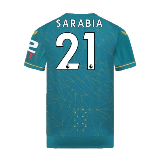 2022-2023 Wolves Away Pro Jersey (Sarabia 21)-Football Shirts Shop